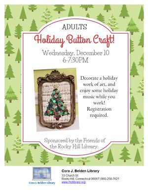 Holiday Button Craft